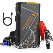 NUSICAN Car Battery Jump Starter, 1000A Peak 12V Auto Lithium Jump Starter, Portable Car Battery Booster Power Pack for up 7L Gas or 5.5L Diesel Engine, LED Flashlight & USB Quick Charge