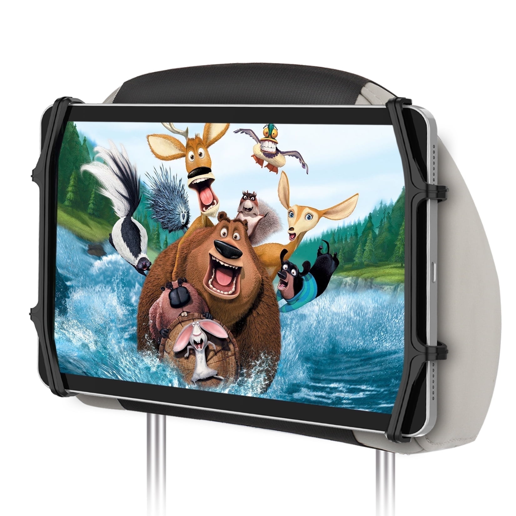 Walmart discounts of NUSICAN Universal Car Headrest Auto Tablet Holder with Silicone Strap, Adjustable Accessories for 7-12.9'' Devices