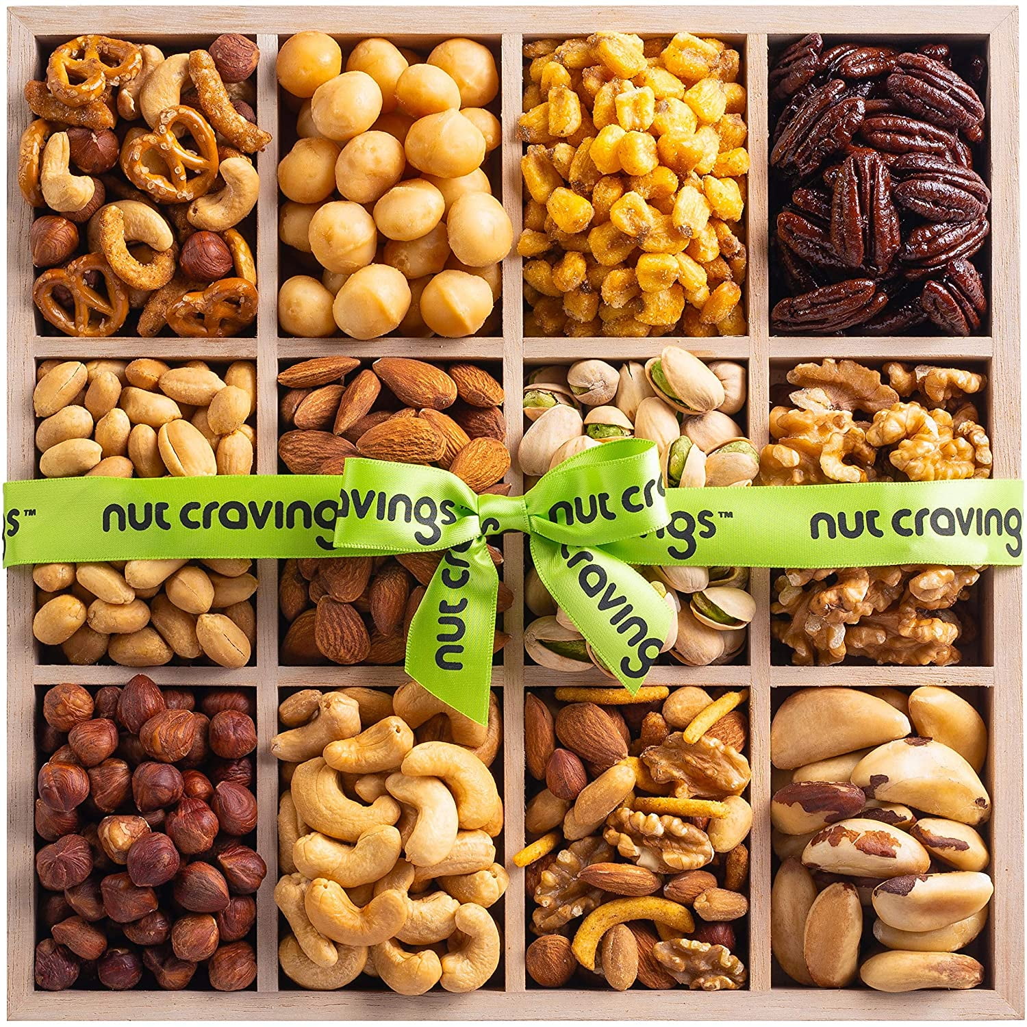NUT CRAVINGS Gourmet Collection - Mothers Day Mixed Nuts Gift Basket in ...
