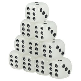 Coleman - dice Amazon.com: Set of 6 D6 25mm Large Opaque Jumbo Dice - White
