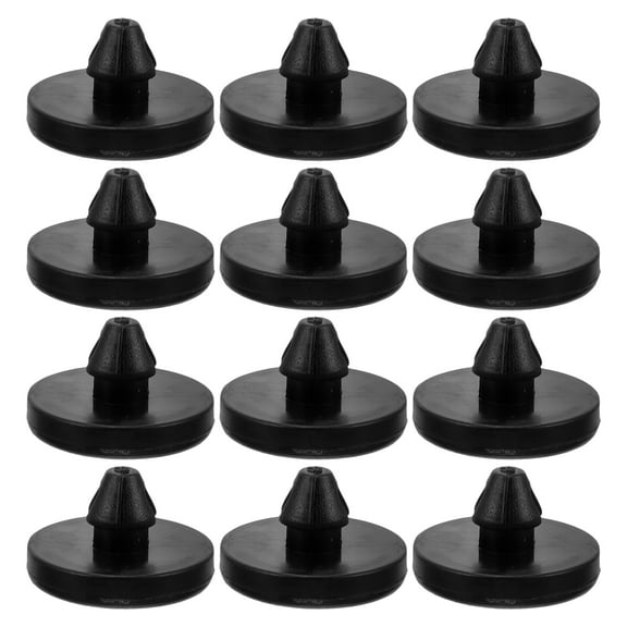 HINTRMENT Black Brake Stop Pedal Pads For Car Owners And Mechanics In Vehicle Maintenance 12Pcs