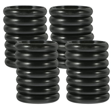 NUTEDOM 44pcs Plastic Discbound Binding Discs for Planner Notebooks DIY (28MM, Black)