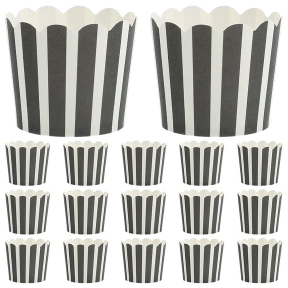 HINTRMENT Paper Muffin Cups for Baking Paper Home Kitchen Use Catering 50Pack 1.81X1.57X1.49in