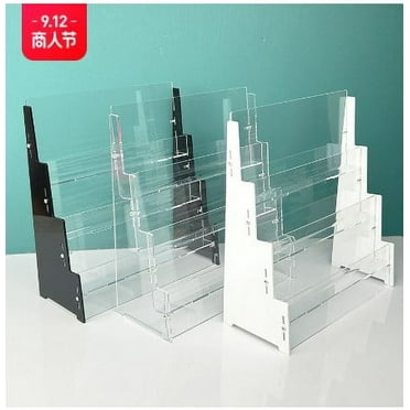 Acrylic Baseball Card Display Case 1 Set Sports Trading Card Frame for Football Basketball Hockey White