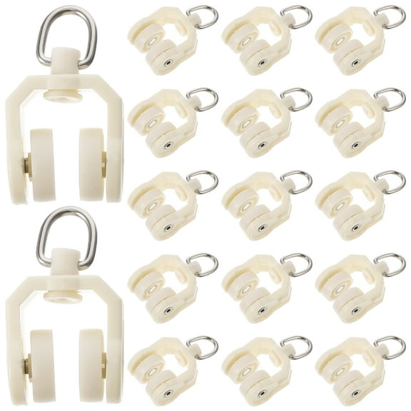 NUTEDOM Curtain Track Roller Hooks Rail Blinds Glider Ceiling