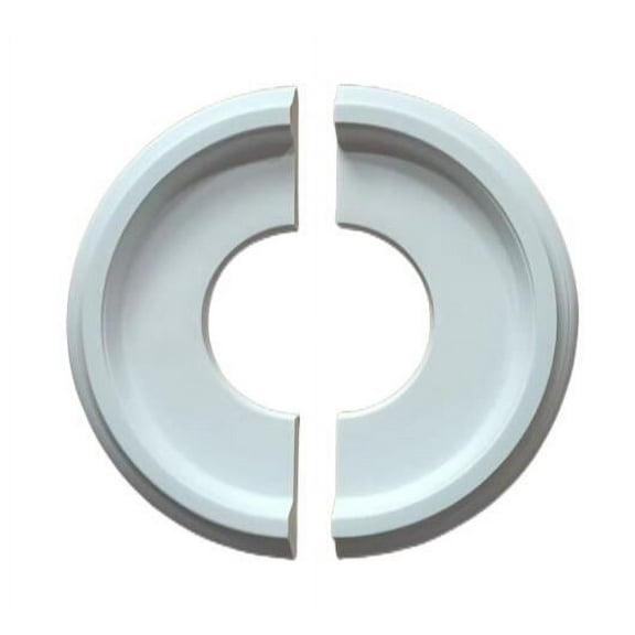 Decorative Ceiling Medallion for Home Lighting Fixtures Made of PU White