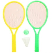 NUTEDOM Kids Badminton Set - 2 Rackets, Ball, Birdie (Random Color)
