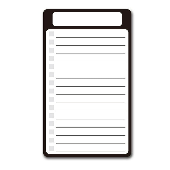 NUTEDOM Magnetic Refrigerator Notepad Magnetic Grocery List To Do List Pad Memo Notepad