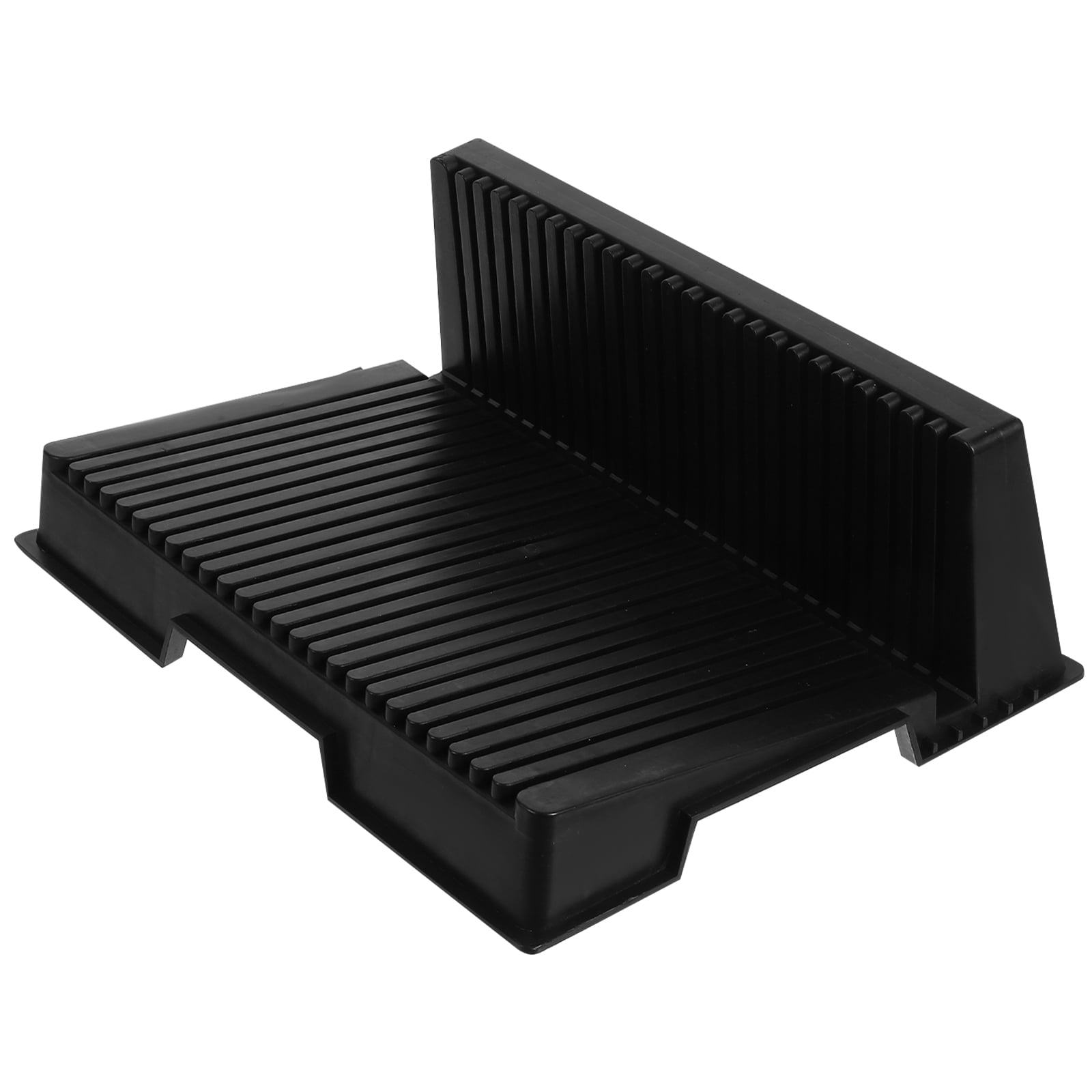 PCB Storage Rack with 25 Slots for Soldering Use Black ABS Material ...