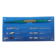 NUTEDOM Vintage Wood Handle Quill Pen for Calligraphy Ink Writing