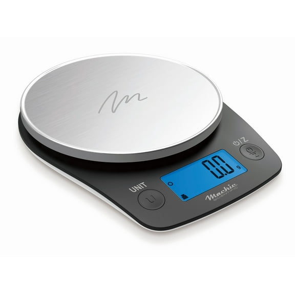 NUTRA TRACK C19, an American Company, You CAN FIND Cheaper BUT You Can't FIND Better, 12lbs Family Food Kitchen Scale, Solid Glass Top, Designed in Seattle WA Grey/White