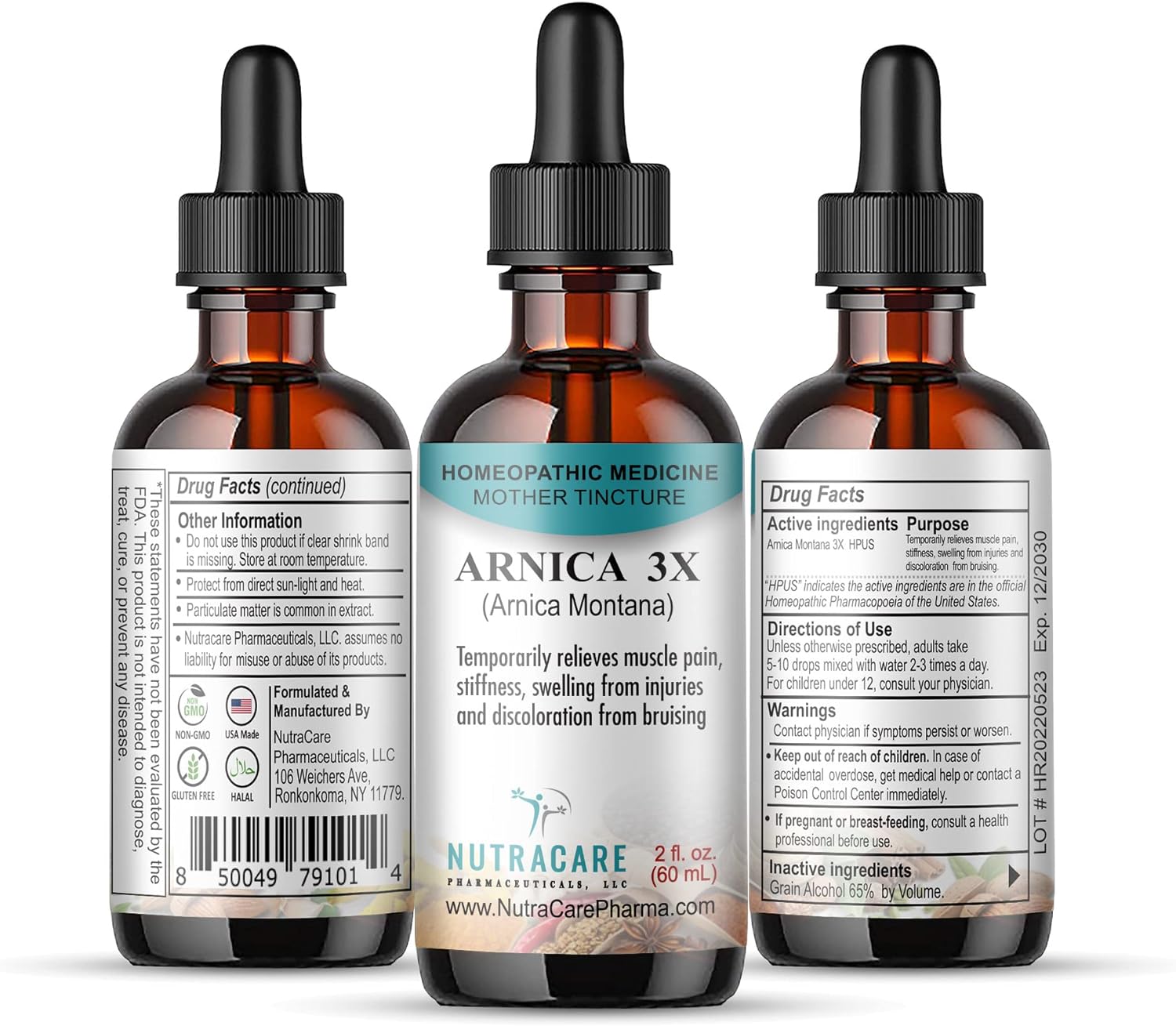 NUTRACARE PHARMACEUTICALS, LLC Arnica Montana 3X HPUS