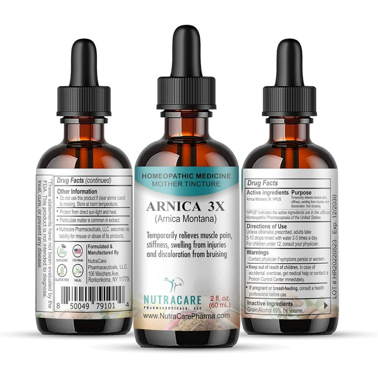NUTRACARE PHARMACEUTICALS, LLC Arnica Montana 3X HPUS