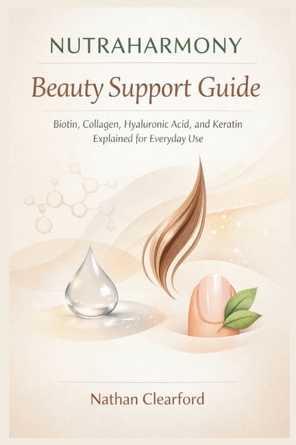 NUTRAHARMONY Beauty Support Guide: Biotin, Collagen, Hyaluronic Acid, and Keratin Explained for Everyday Use, (Paperback)