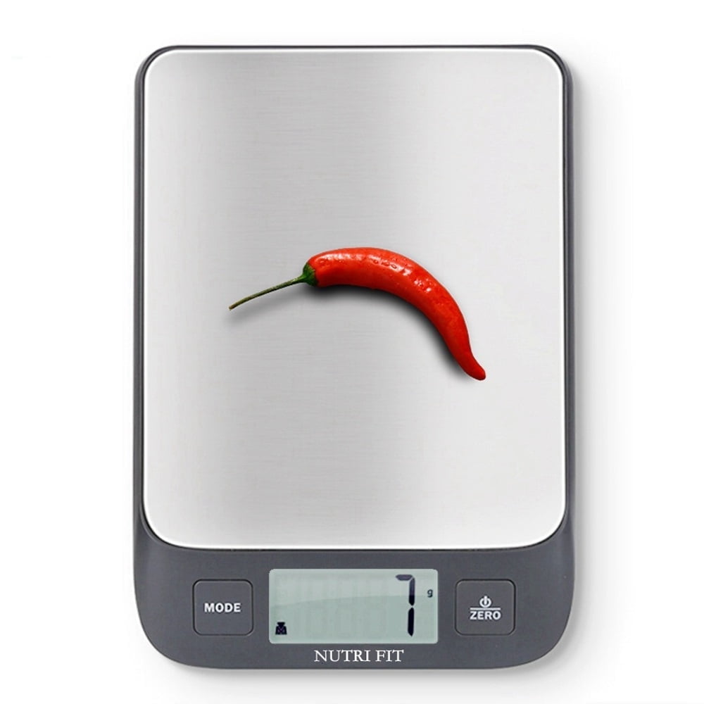 NUTRI FIT Food Scale With Removable Cutting Board & Tray - 3 In 1