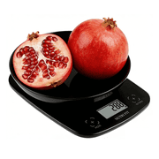 NUTRI FIT Digital Food Scale with Bowl for Kitchen, Weight Grams and Oz 11lbs, LCD Display, AAA Batteries Included
