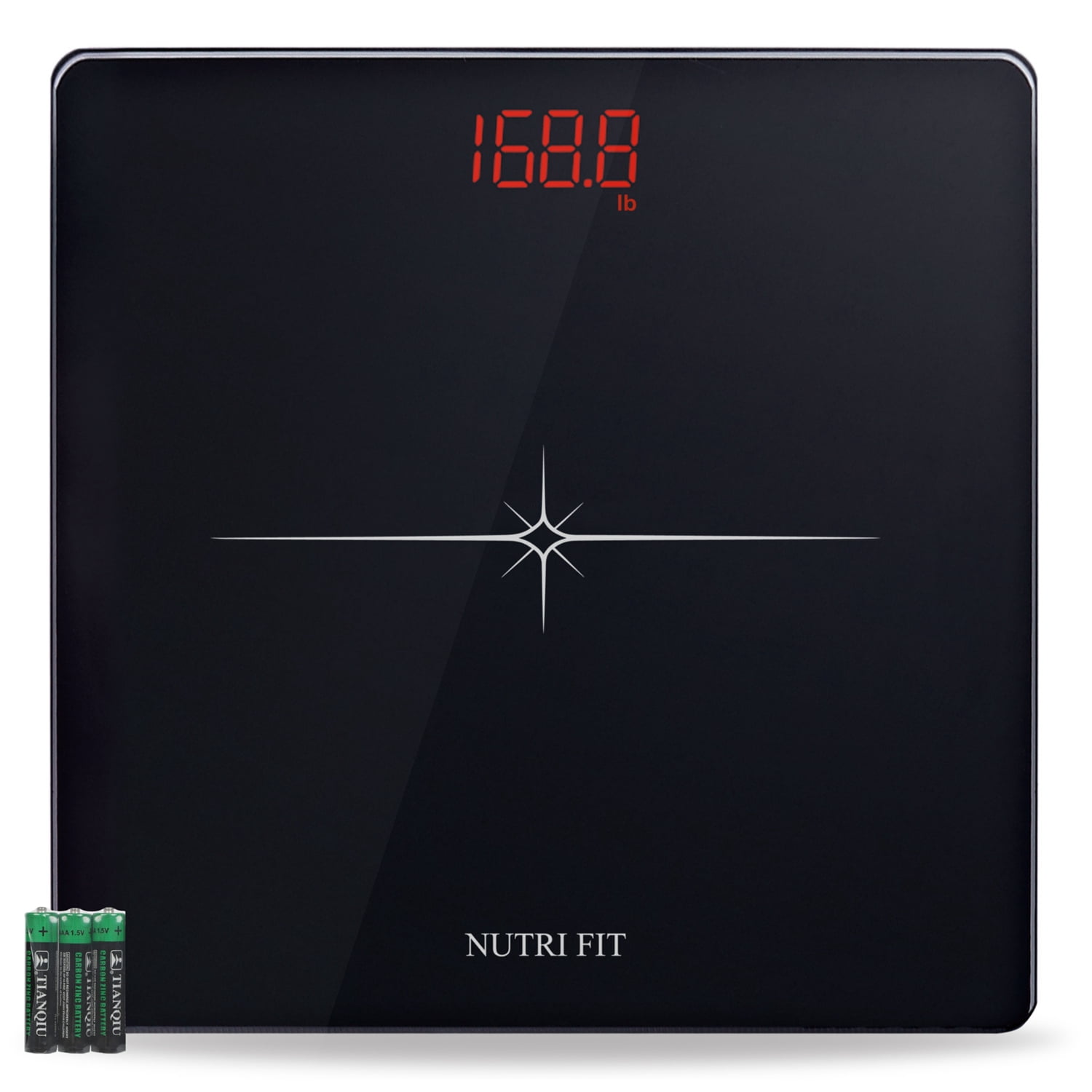 NUTRI FIT Scale for Body Weight Digital Bathroom Scales for Weight Loss