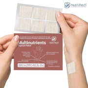 NUTRI-PATCH Multi-Nutrients Topical Vitamin Patches with Vitamin B-12, Vitamin D3, Vitamin C, Magnesium & Zinc, Physician Formulated, 30 Count