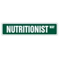 thumbnail image 1 of NUTRITIONIST Street Sign dietitian healthy food organic vegan | Indoor/Outdoor |  36" Wide, 1 of 5