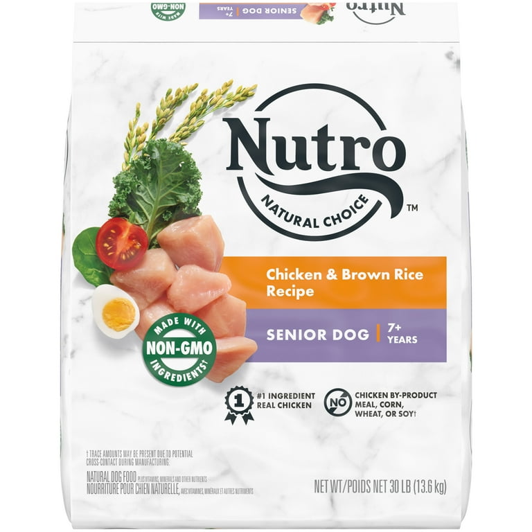 NUTRO NATURAL CHOICE Senior Dry Dog Food Chicken Brown Rice