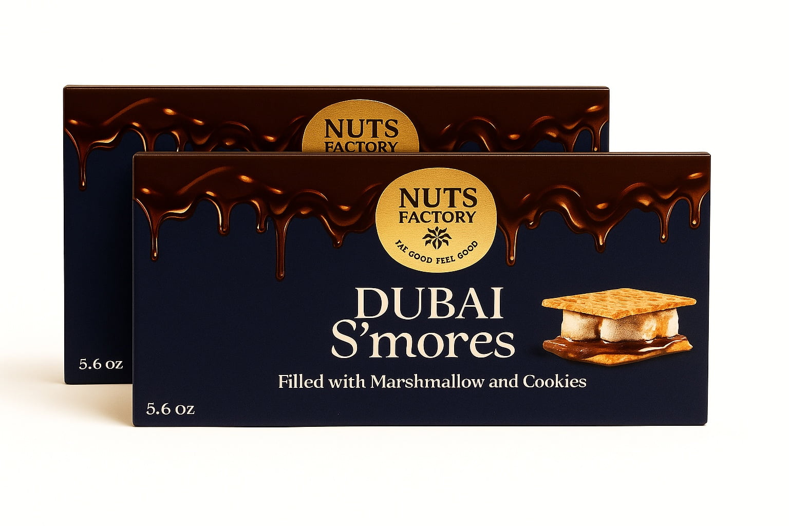 Walmart Coupons of Walmart Black Friday Deals 2025 - Nuts Factory Dubai Chocolate S'mores Bars (2 Premium Bar Packs)