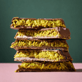 thumbnail image 1 of Nuts Factory Dubai Style Milk Chocolate Bars with Pistachio Cream & Crispy Kataifi, Pack of 2 Large Bars – #1 Ranked Dubai Chocolate Bars in the World by CNBC, 1 of 6
