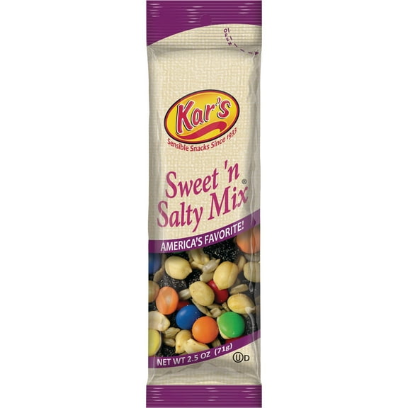 NUTS SWEET N SALTY 2.5 OZ COUNTER DISPLAY, Case Pack of 36