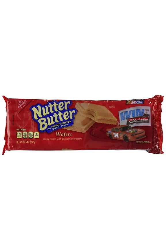 COOKIE PATTIES MMF7PEANUT BUTTER CREME WAFERS 10.5 OZ