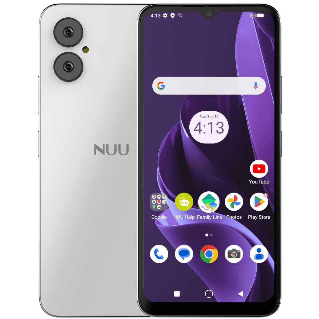 Nuu A15 Cell Phone 4gb + 128gb, Compatible With Mint, Metro, T-mobile 