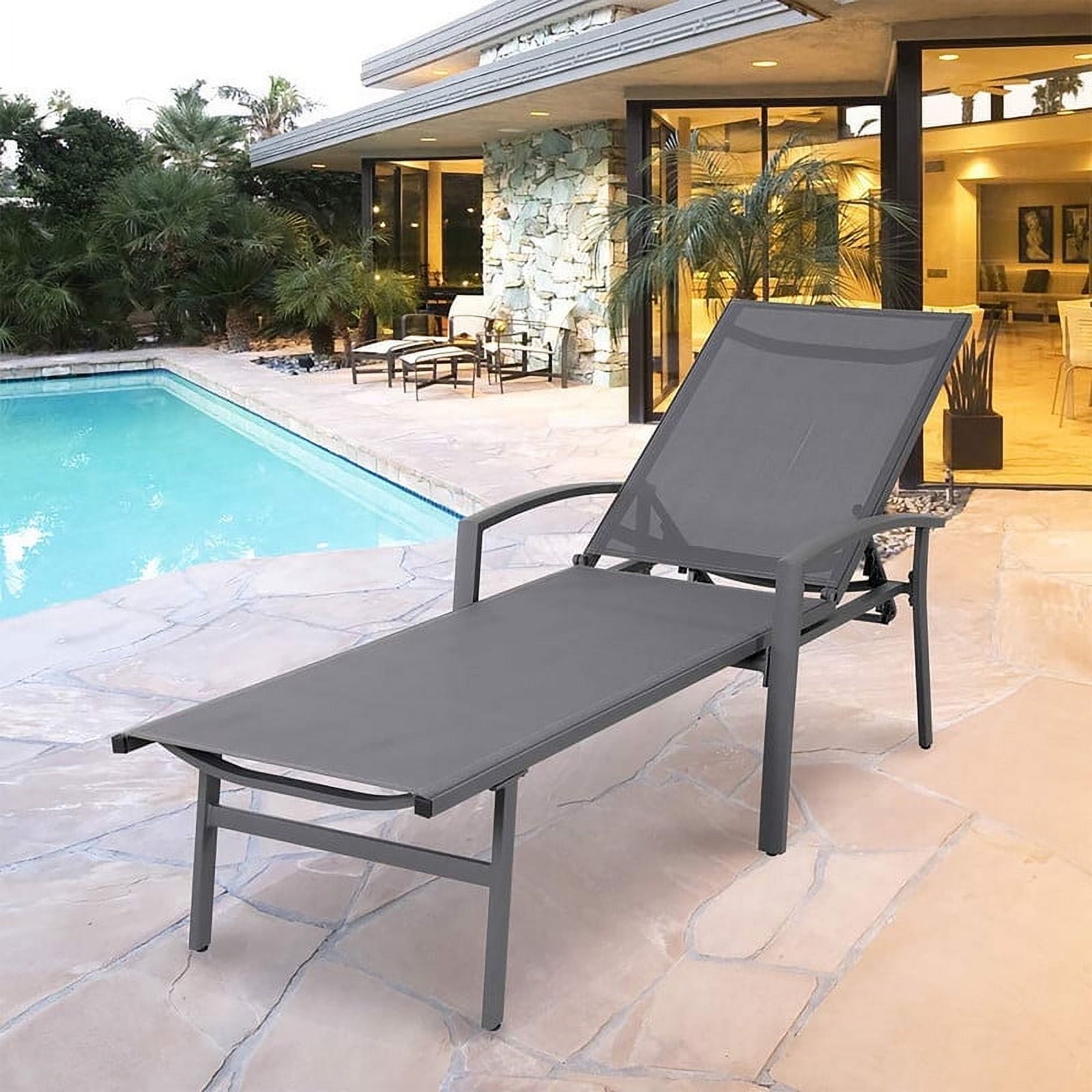 NUU GARDEN Outdoor Patio Lounge Chair,Fully Assembled Chaise Lounge ...