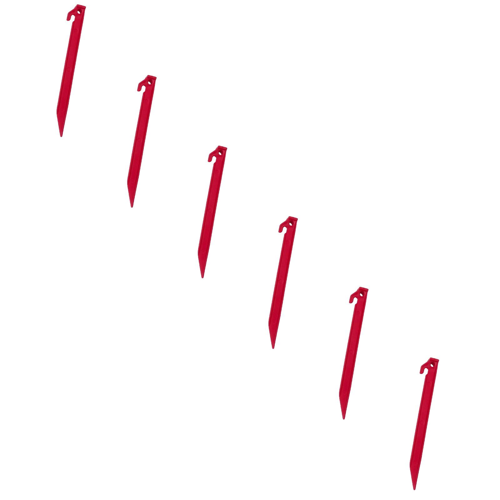 NUUUGTGB 8.8 Inch Plastic Inflatable Tent Stakes, 24Pcs Lightweight Ground Anchors, Anti-Slip Camping Nails for Tents, Canopies, Tarps, Garden Decoration & Outdoor Fixing