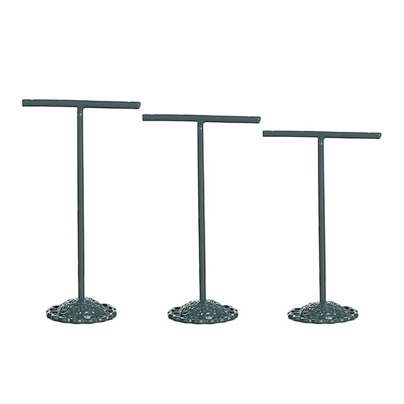 NUUUGTGB Storage Jewelry Jewelry Display Earrings Rack A Jewelry Three-piece Rack Decoration Hangs, 3Pcs Metal Earring Display Stand Set