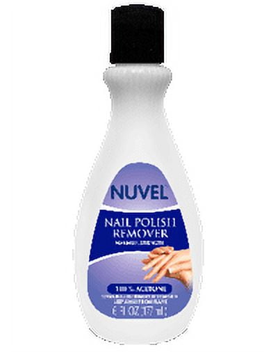 NUVEL 100% ACETONE NAIL POLISH REMOVER 6 OZ BOTTLE - Walmart.com