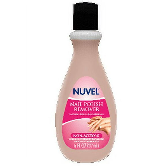 NUVEL NON ACETONE NAIL POLISH REMOVER 6 OZ BOTTLE