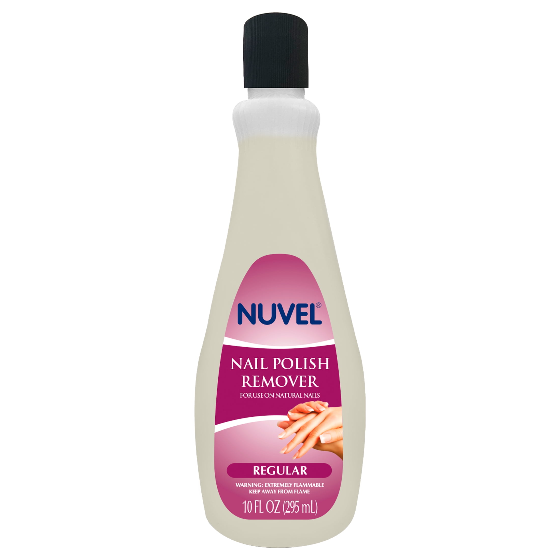 NUVEL REGULAR NAIL POLISH REMOVER 10 OZ BOTTLE