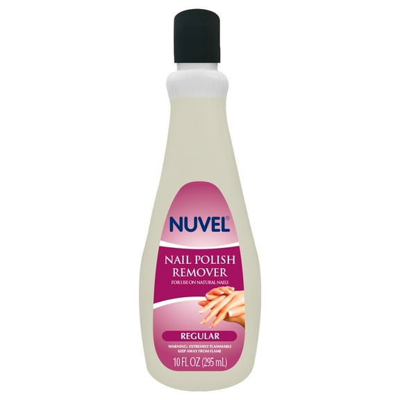 NUVEL REGULAR NAIL POLISH REMOVER 10 OZ BOTTLE