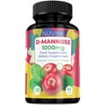 thumbnail image 1 of NUVIMI D-Mannose 1000 mg Natural Dietary Health Supplement for UTI Prevention Support, 120 Vegan Capsules, 1 of 7