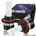thumbnail image 1 of NUVISION LIGHTING NVL-FOC-H13 NUVISION LIGHTING Pair H8 H9 H11 LED Headlight Bulbs 12000LM 70W Bright LED High/Low Beam Conversion Kit w/ Cooling Fan, 1 of 7
