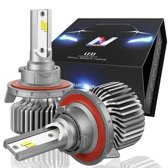 NUVISION LIGHTING NVL-SLS-H13 Nuvision Pair 9008 H13 Slim LED Headlight High / Low Beam Fog Lamp Light Bulbs Conversion HID Kit
