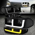 thumbnail image 1 of Nuvision for 01-07 Sierra 1500 Denali Switchback F-LED DRL Headlight Bumper Lamp Tinted, 1 of 3