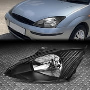 NUVISION for 03-04 Ford Focus OE Style Black Housing Driver Left Side Headlight Head Lamp