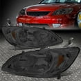thumbnail image 1 of NUVISION for 04-05 Honda Civic Sedan Coupe Smoked Lens Amber Corner Headlight Headlamp, 1 of 8
