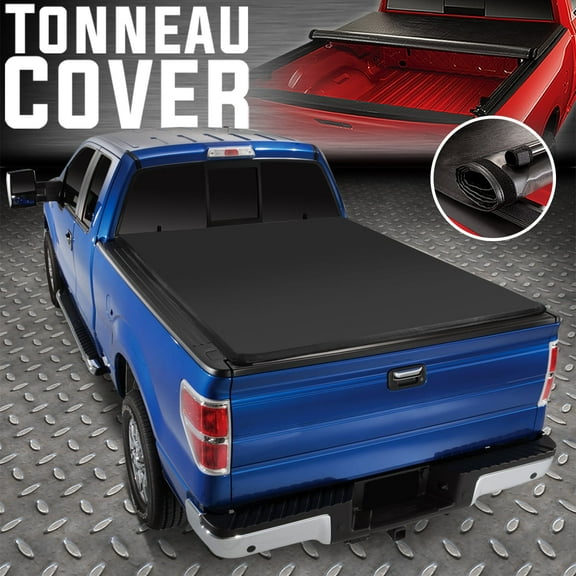 Nuvision for 04-14 Ford F150 Fleetside 6.5Ft Truck Bed Soft Vinyl Roll-Up Tonneau Cover