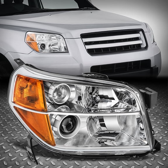 NUVISION for 06-08 Honda Pilot OE Style Passenger Right Side Projector Headlight Lamp