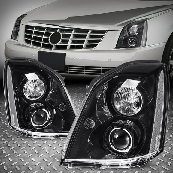 NUVISION for 06-11 Cadillac DTS OE Style HID Projector Headlight Head Lamps Pair L+R