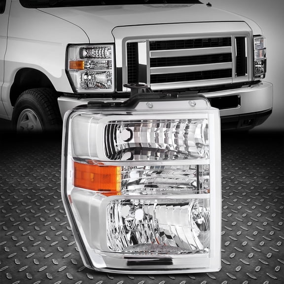 NUVISION for 08-21 Ford E150 E250 E350Sd E450Sd F650 F750 Passenger Right Side Headlight