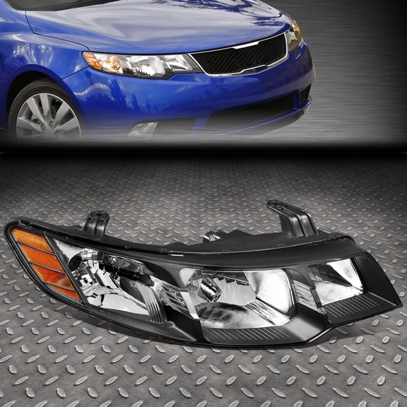 NUVISION for 10-13 Forte Koup Pair Black Housing OE Style Headlight Lamp Right KI2503141