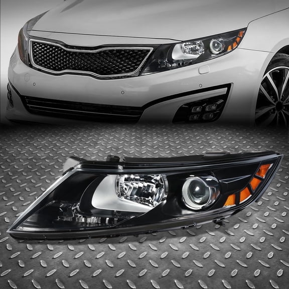 NUVISION for 11-13 Optima OE Style Driver Left Side Projector Headlight Headlamp Assembly