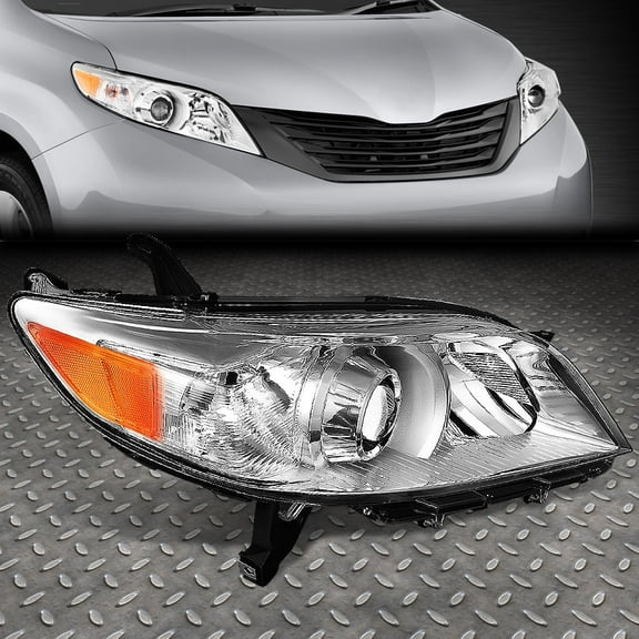 NUVISION for 11-20 Toyota Sienna Passenger Right Side OE Style Projector Headlight