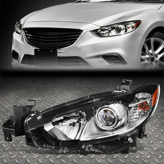 NUVISION for 14-17 Mazda 6 OE Style Left Driver Side Halogen Projector Headlight Lamp